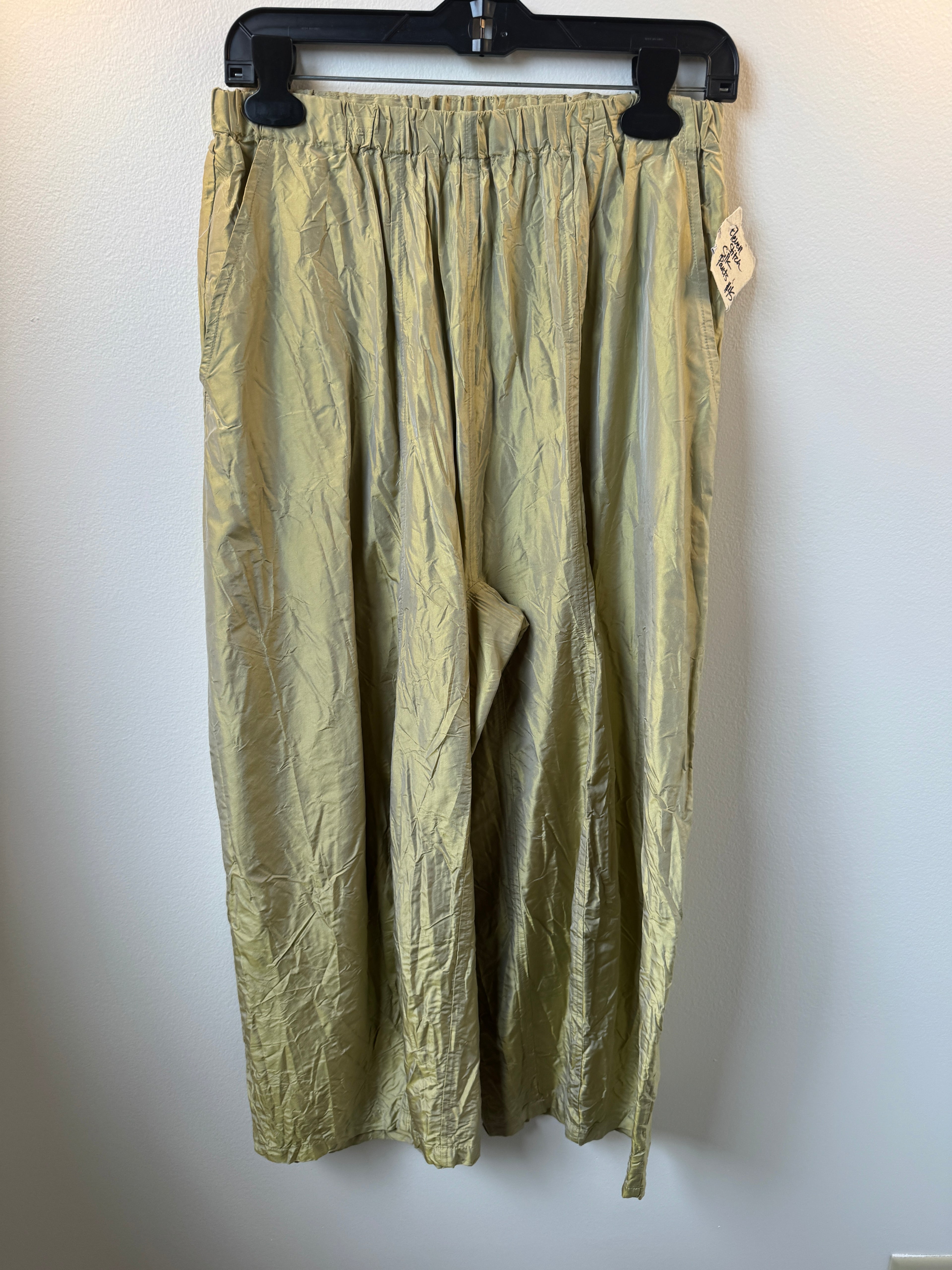 T2T Eleven Stitch Silk Crinkle Pants Medium