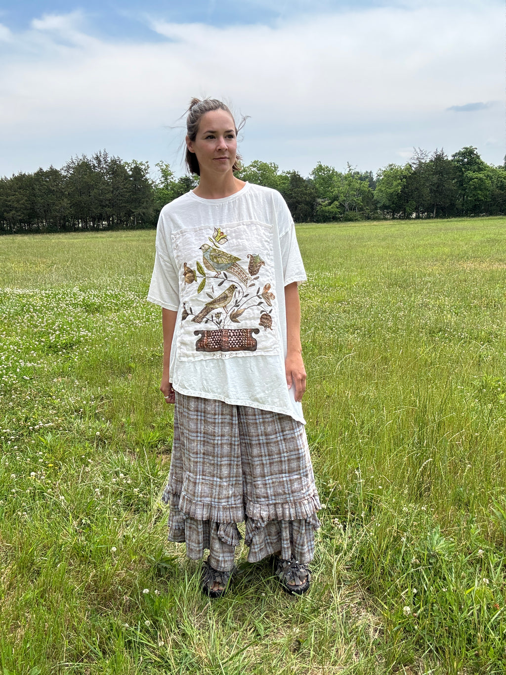 Krista Larson 1865 Tee in White