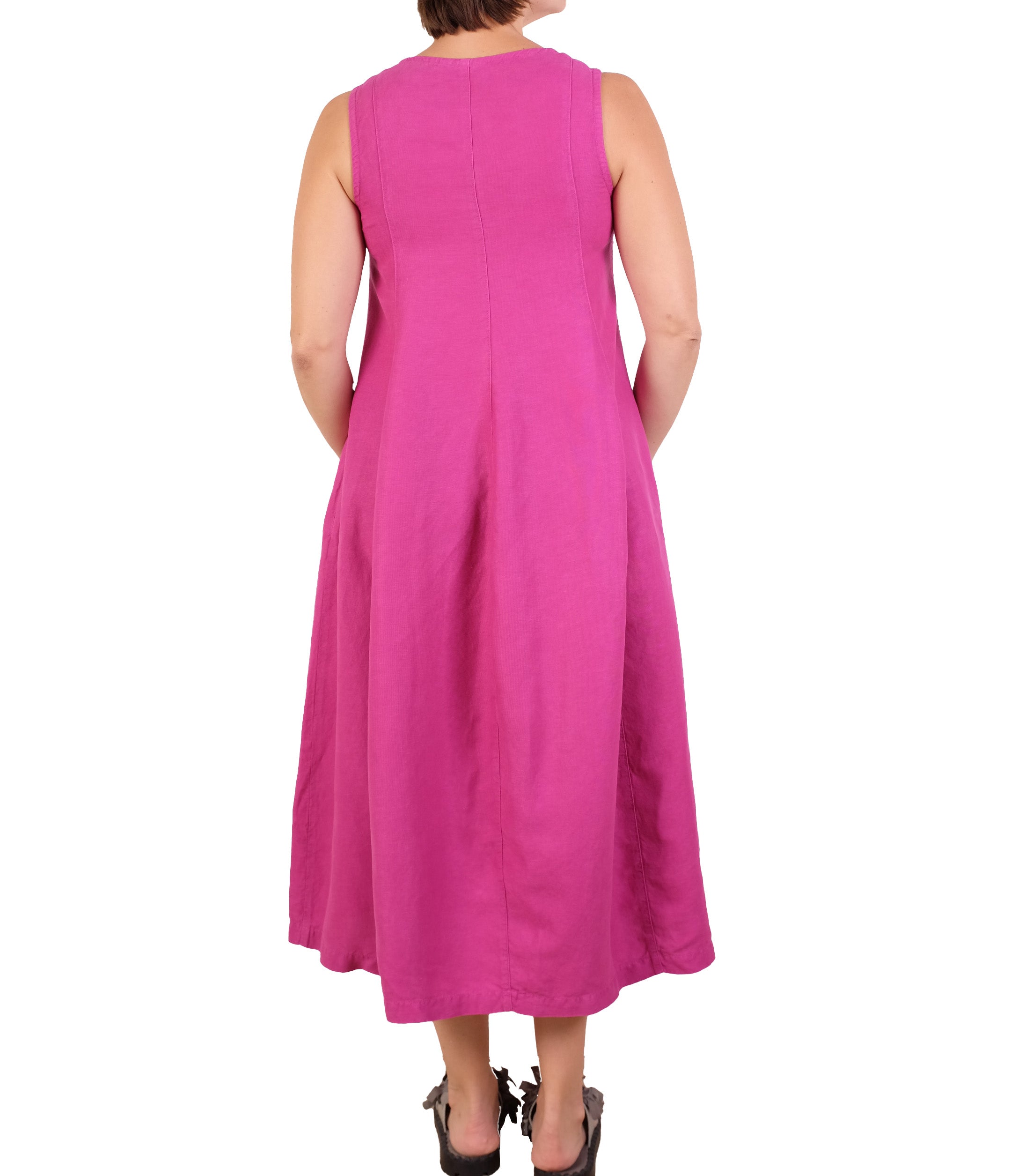 Gerties Gored Dress in Very Berry