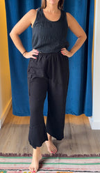 Bodil Sweatpant in Black