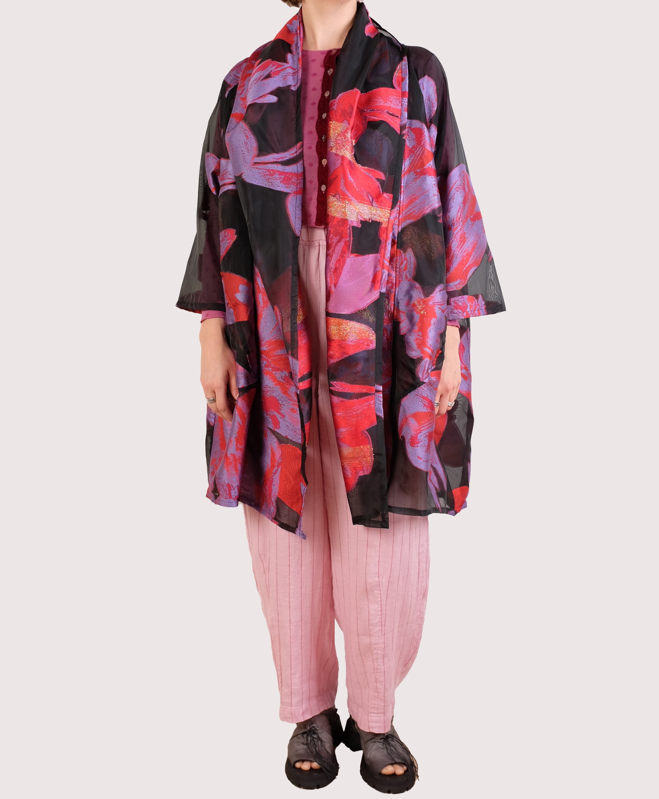 Alembika Floral Jacquard Duster