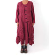 Bodil Plaid Duster in Cayenne