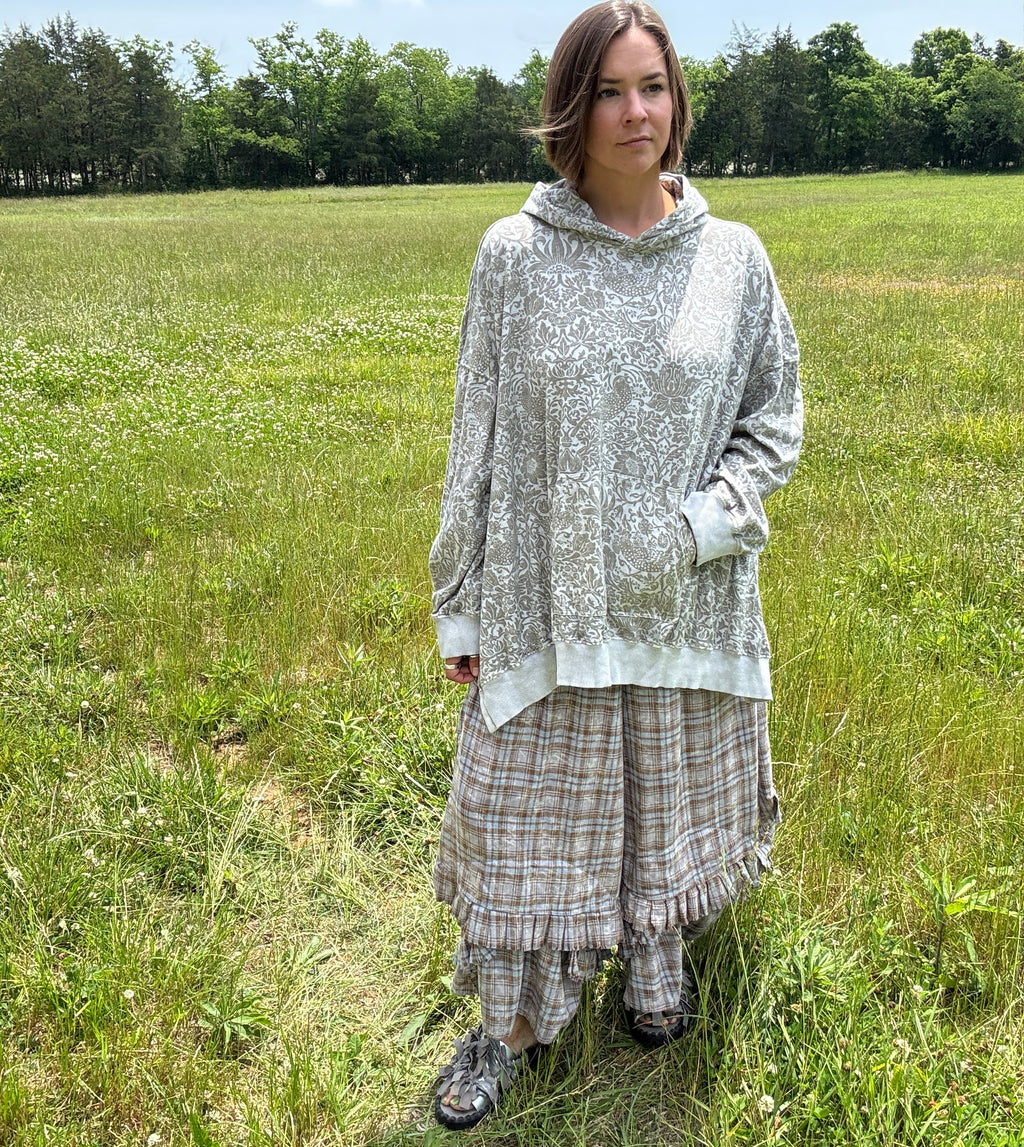 Krista Larson Bode Sweatshirt in Dove Bird