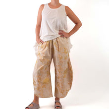  Krista Larson Basic Pants in Peach Patterned Cotton