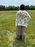 Krista Larson Bode Sweatshirt in Gold Polka Dots