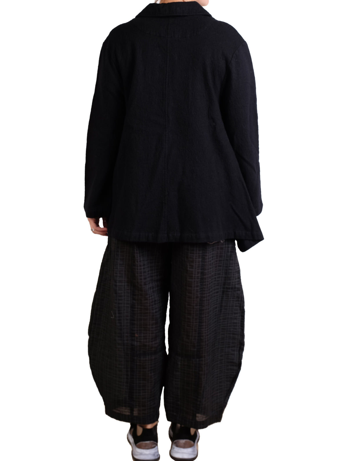 Dress To Kill Black WC Twisted Pocket Coat