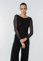 AMB Black Mesh Tee