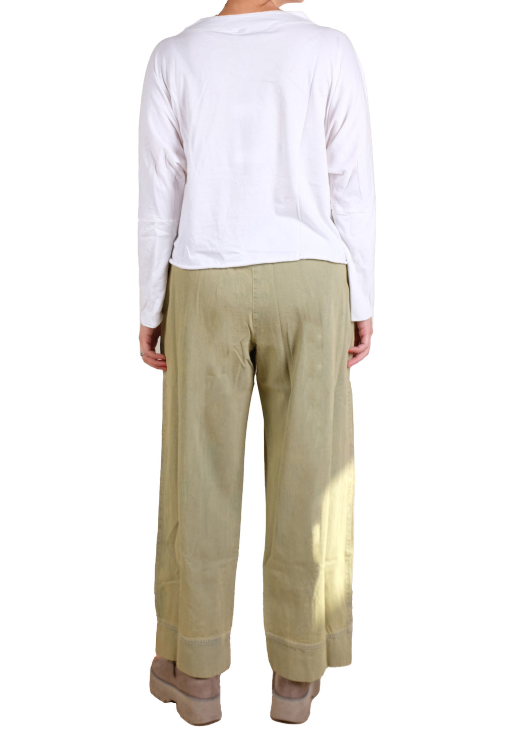 Cynthia Ashby Calla Tee with Graphic in Natural