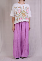 Krista Larson Crop Protea Tee in Alabaster