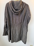 T2T Krista Larson Linen Hooded Jacket OS