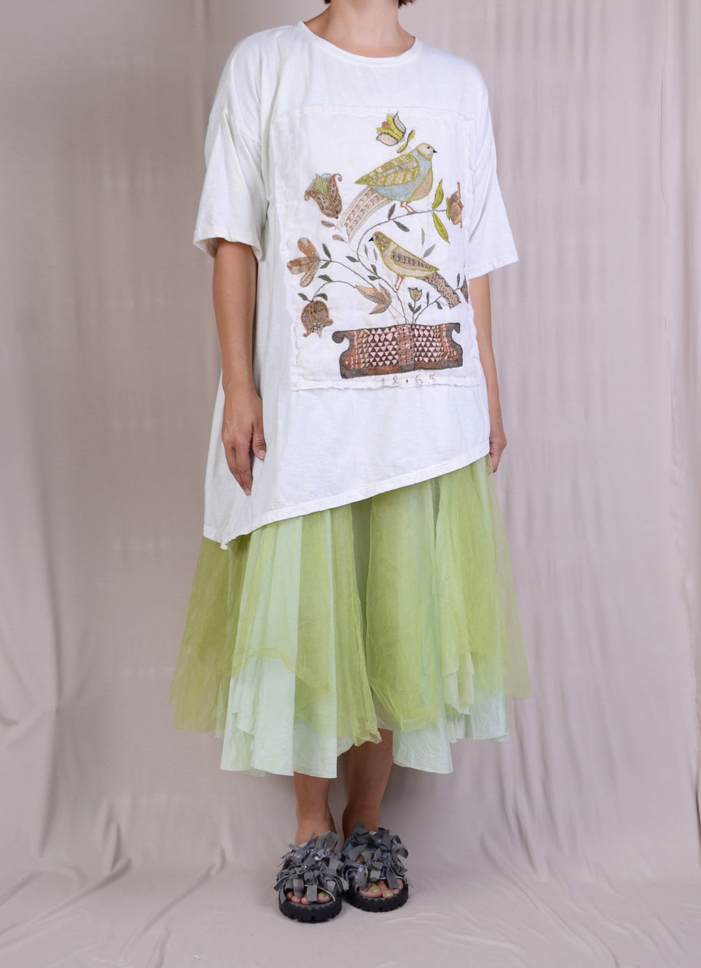 Krista Larson 1865 Tee in Cream