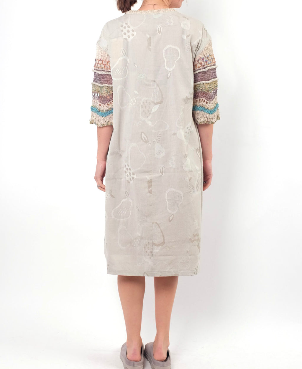 M. & Kyoko Beige Knit Dress