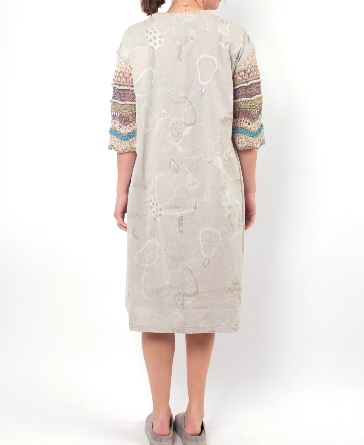 M. & Kyoko Beige Knit Dress