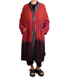 Mieko Mintz Stripe And Bends Kantha New Oversized Coat