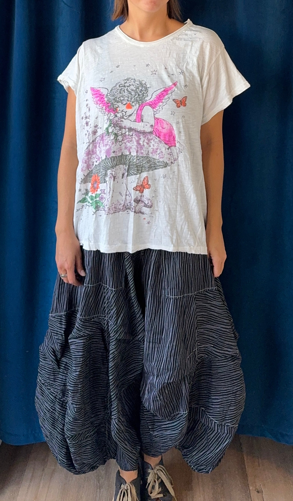 Jaded Gypsy Worn and Weathered Tee in Fairy