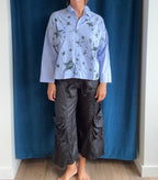Paper Temples Lo Top in Blue Stripe/Star