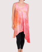 Robin Kaplan Charmeuse Asymmetric Tunic (Multiple Colors)