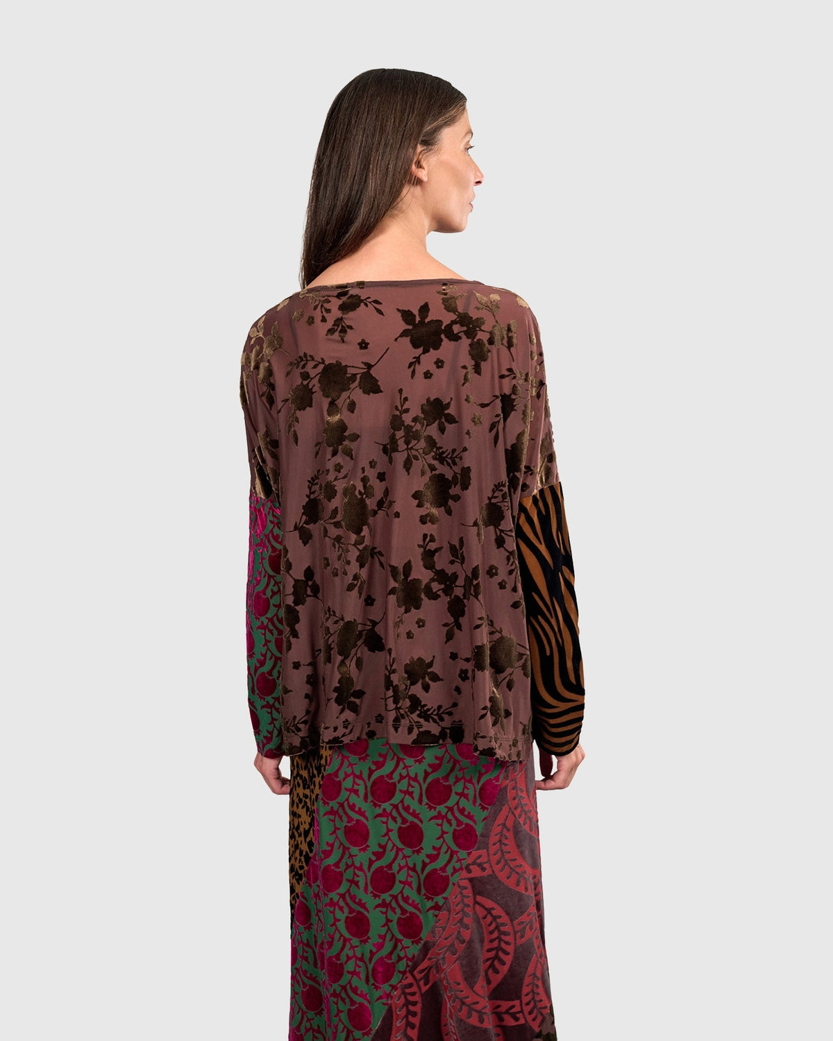 Alembika Cut Velvet Boxy Top