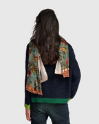 Alembika Modal Wool Scarf in Garden