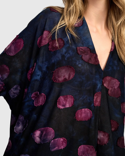 Alembika Polka Dot Top in Midnight