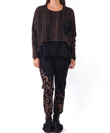  Paper Temples Astoria Sweater in Tigers Eye