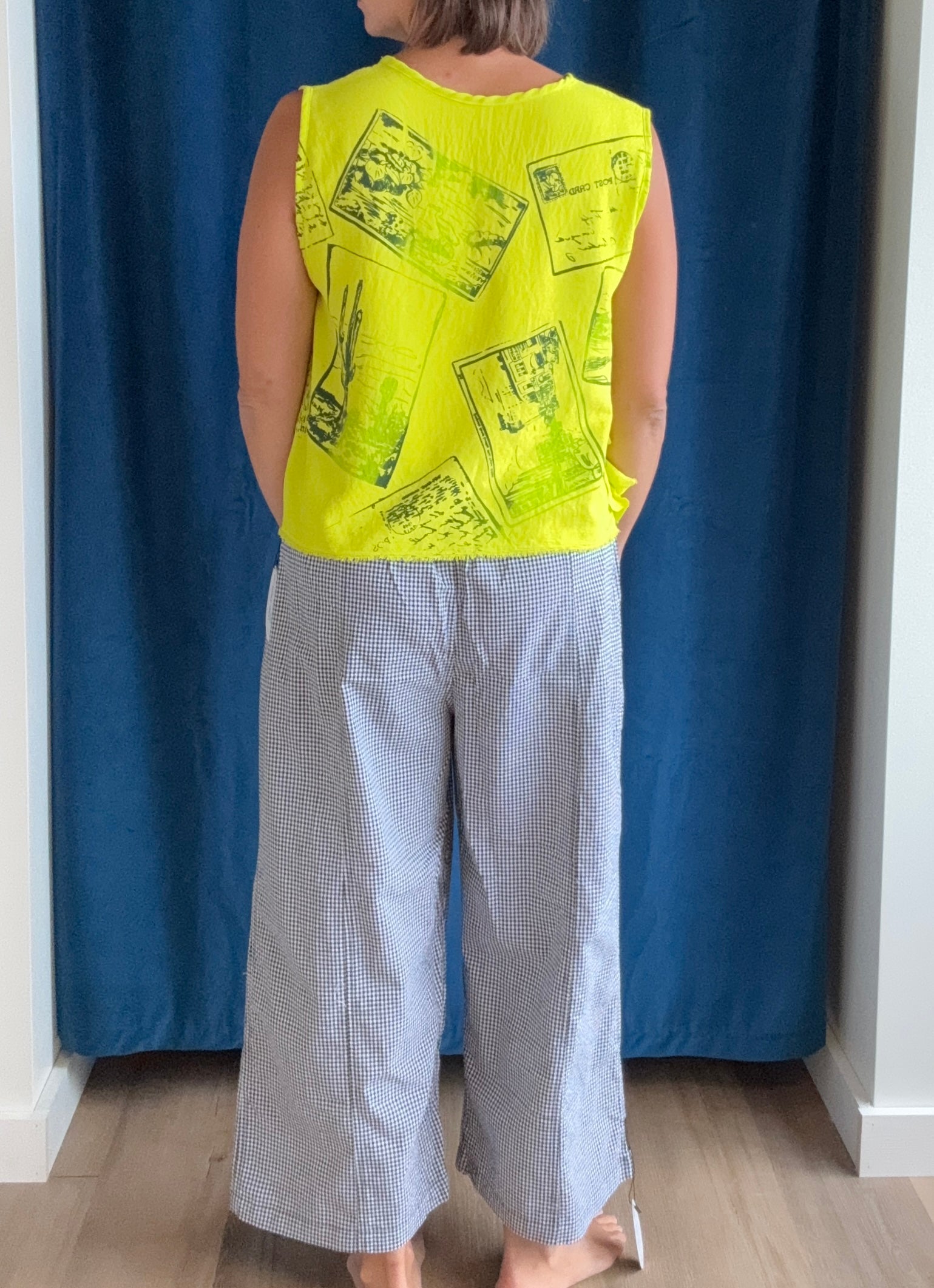 Paper Temples Isla Tank in Neon Postcard