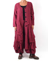 Bodil Plaid Duster in Cayenne