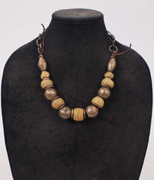  Debe Dohrer Mustard/Brass Necklace