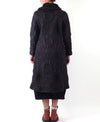 Vanite Couture Quilted Coat in Black