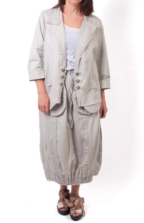 Loyko Umbrella Skirt in Ivory