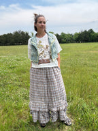 Krista Larson Crop 1865 Tee in Cream