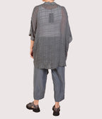 Grizas Grey Silk Trousers
