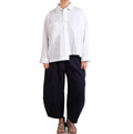 Dress To Kill Navy Heavy Cotton Linen Welt Pocket Pant