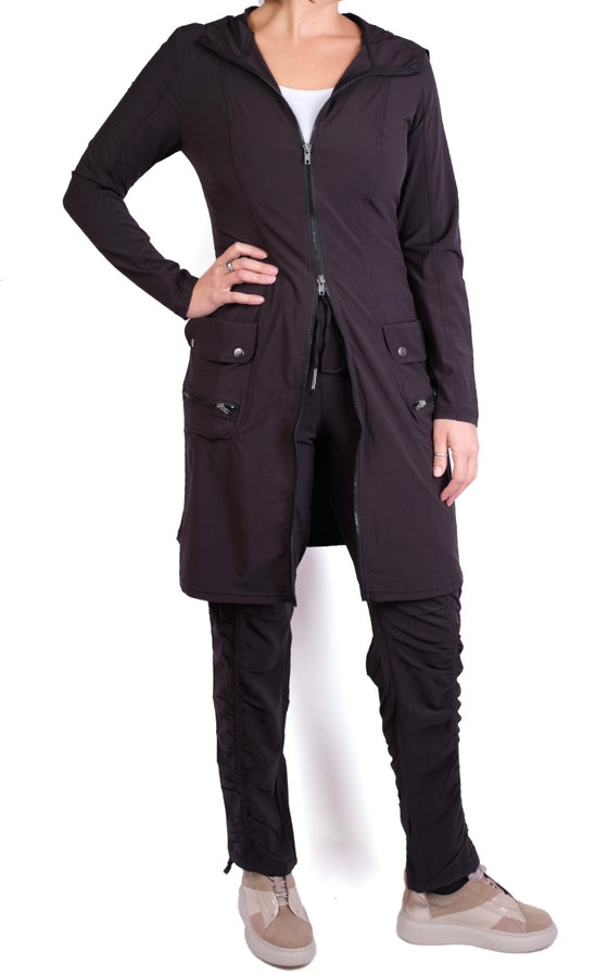 XCVI Active Rufino Jacket Dress in Black