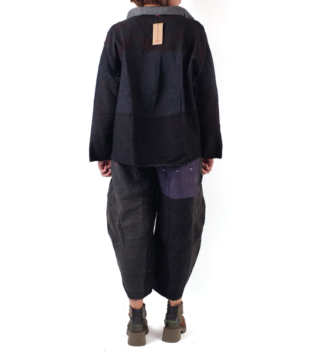 Mieko Mintz Jaipur Patch Kantha Lantern Pants
