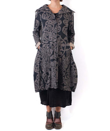  Rundholz Black Label Coat in Black Print