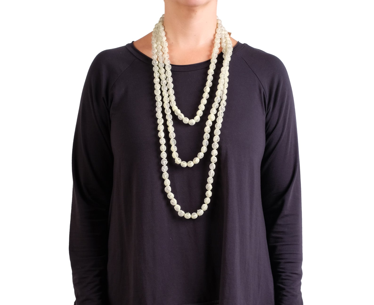 Nibbiani Honeydew Endless Rope Necklace