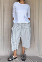 Moyuru Light Blue Cotton Twill Pants