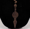 Debe Dohrer Old Ghana Pendant on Leather Necklace