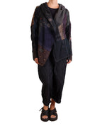 Mosaic Tile Patch Kantha Hooded Jacket