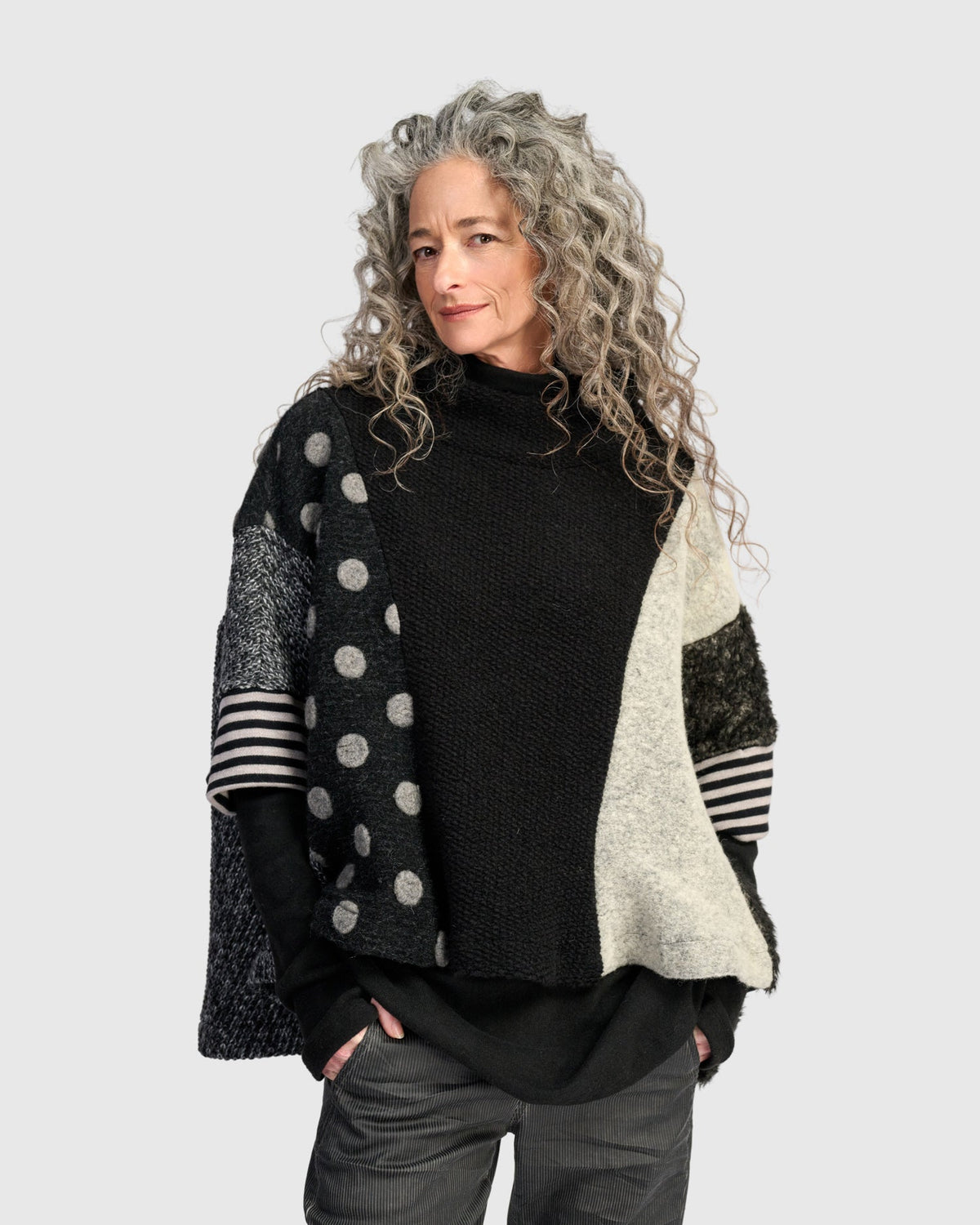 Alembika Pullover Top in Storm
