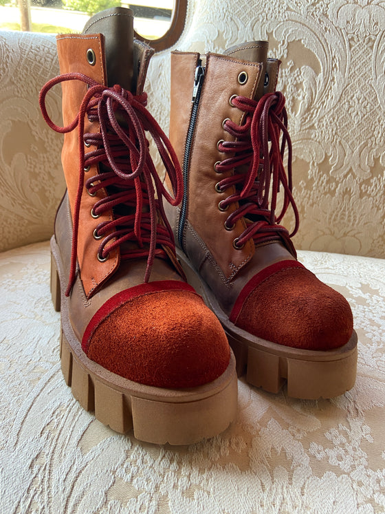 Papucei Rolly Boot in Orange
