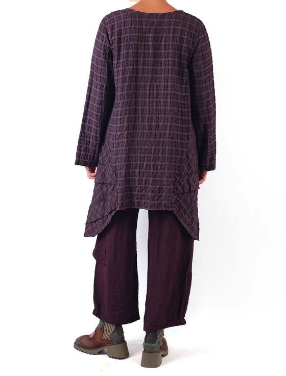 Bodil Pocket Pant in Plum