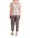 Loyko "Sota" Knitted Sweater in Beige