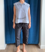 Paper Temples Vivienne Pant in Black Rayon