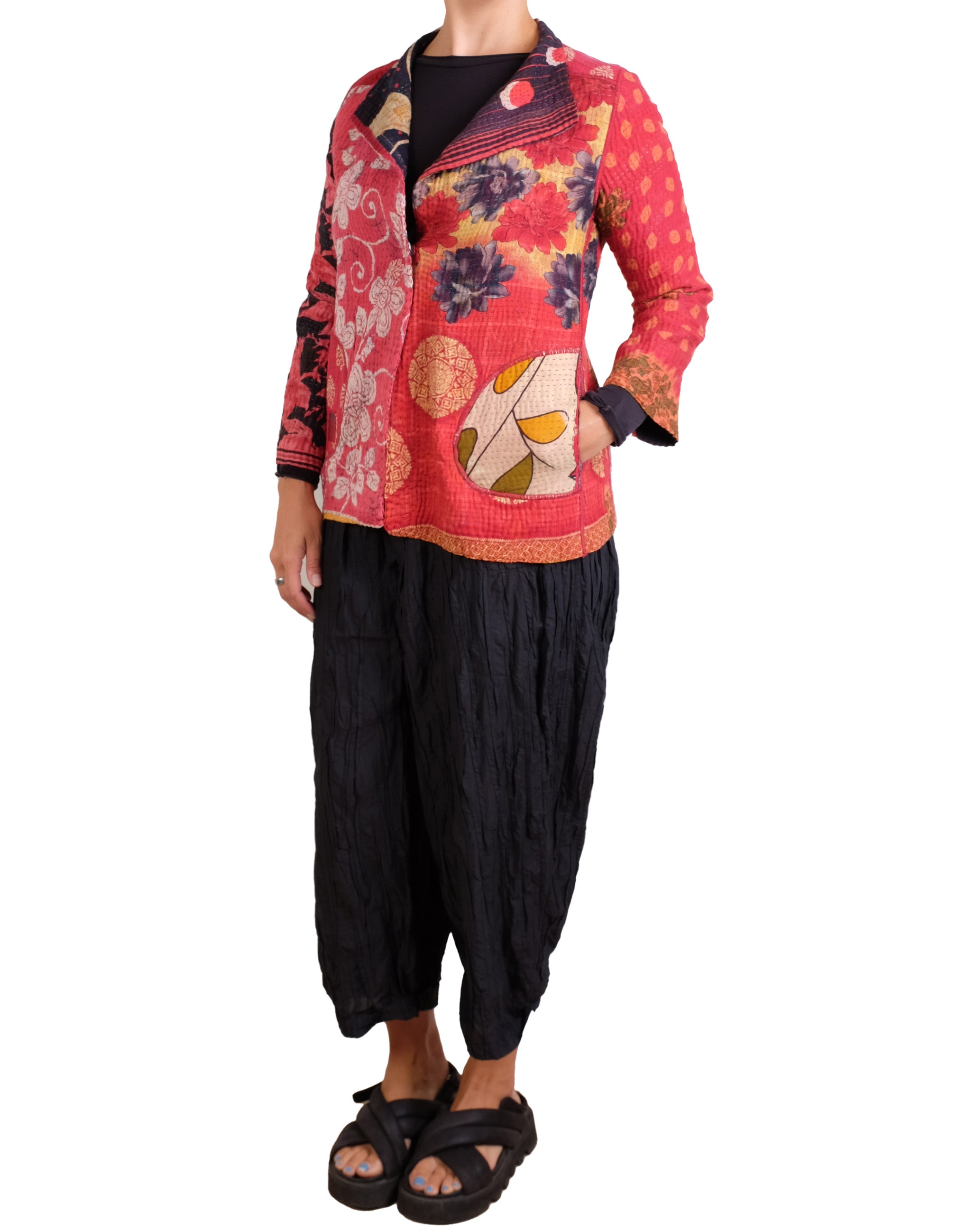 Mikeo Mintz Puzzle Kantha Short Jacket