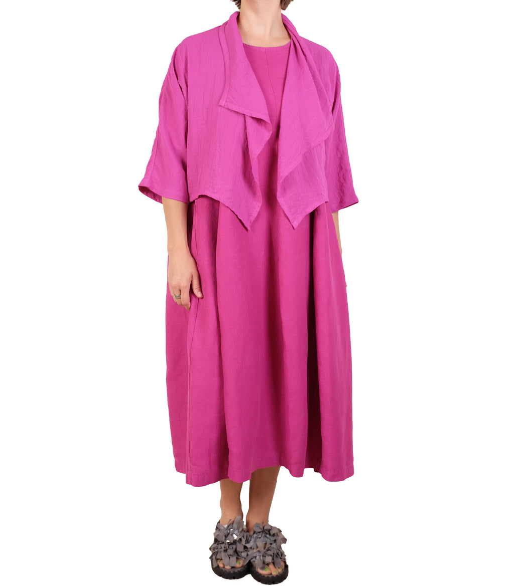 Gerties Gored Dress in Very Berry