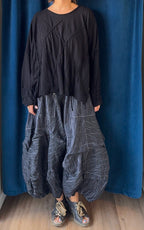 Bodil Black Knit Top