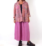 Grizas Pink Silk Pants