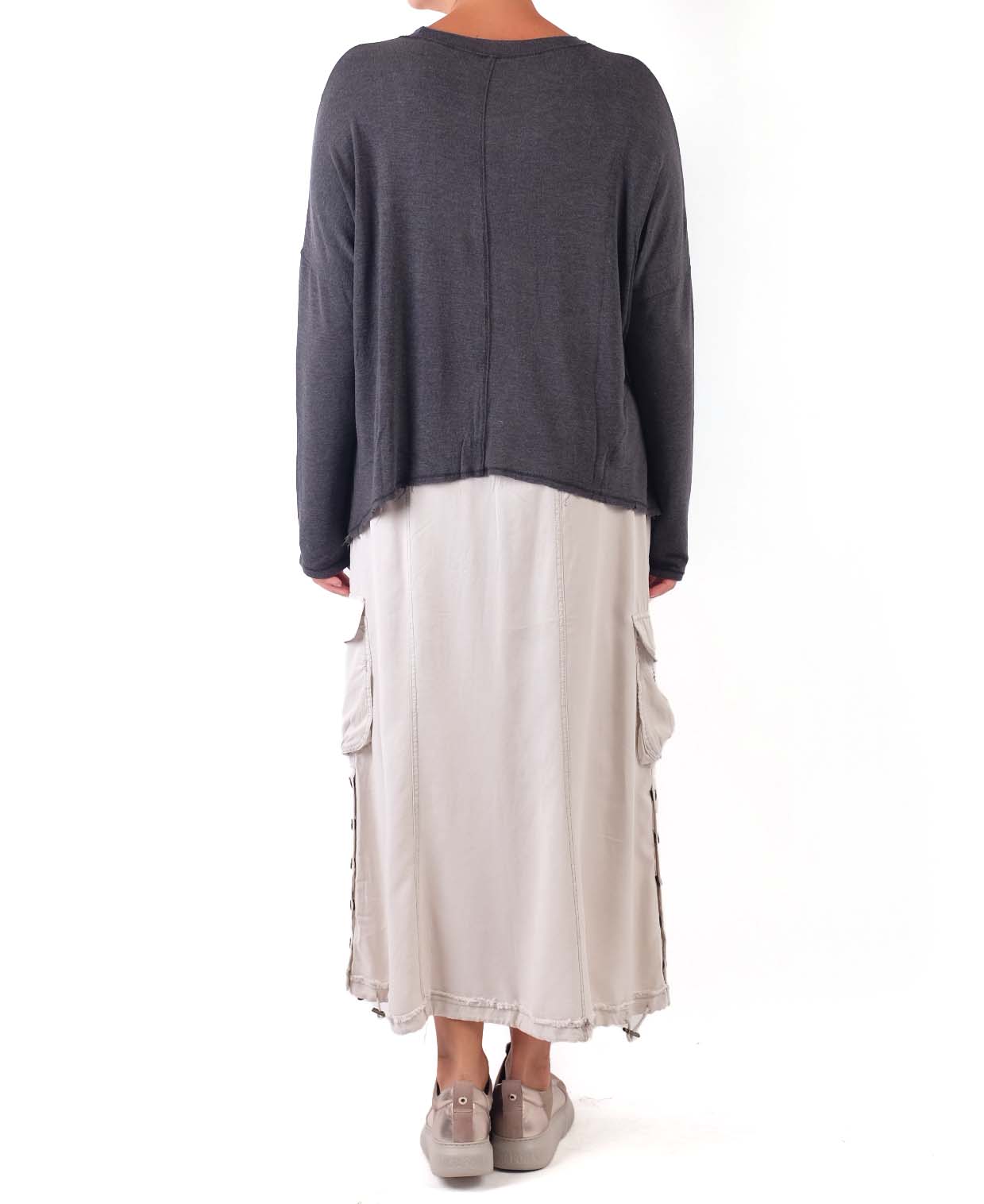 XCVI Cornel Top in Charcoal
